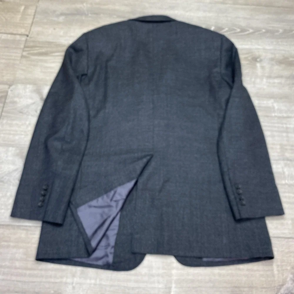 Brooks Brothers Suit Jacket Mens 44 Long‎ Gray Wool Regent Reda Sport Coat